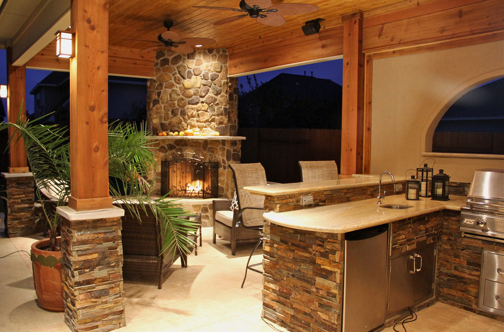 Rocking Outdoor Living Space